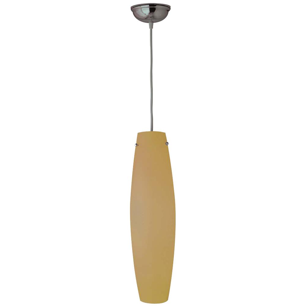 Volcano 5"w Amber Glass Mini Pendant Ceiling PLC Lighting 