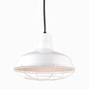 14"w Warehouse Shade Pendant (Choose finish, Optional Wire Guard) Ceiling Hi-Lite White Wire Guard 