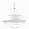 16"w Warehouse Shade Pendant (Choose finish, Optional Wire Guard) Ceiling Hi-Lite White Wire Guard 