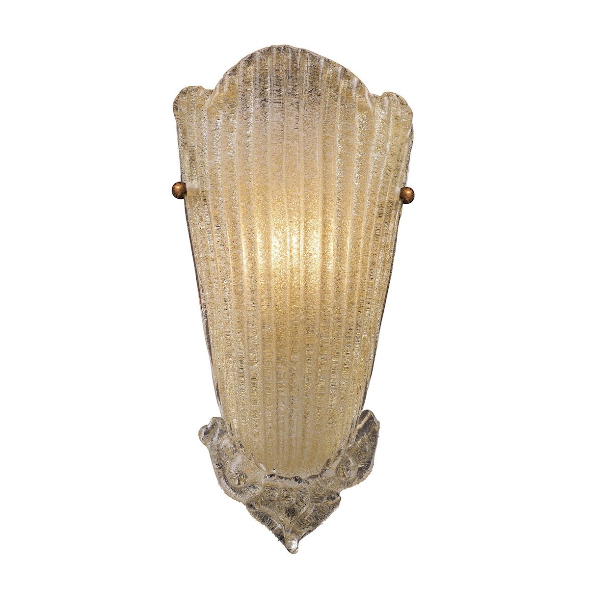 Providence 1 Light Wall Sconce In Gold Leaf Wall Sconce Elk Lighting 