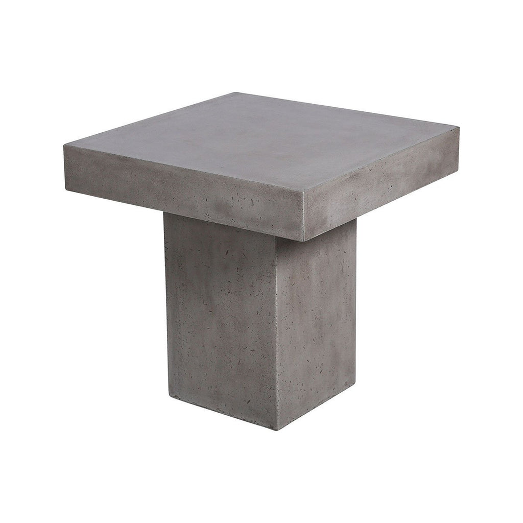 Millfield Concrete Outdoor Side Table Furniture Dimond Home 