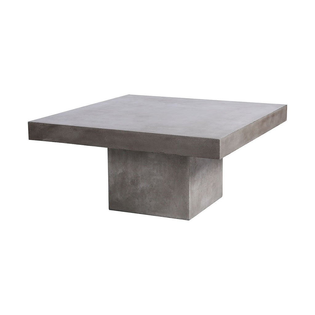 Millfield Outdoor 43" Concrete Coffee Table Furniture Dimond Home 