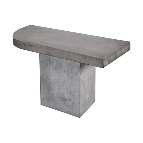 Millfield Concrete Outdoor Dining Table - Left Side