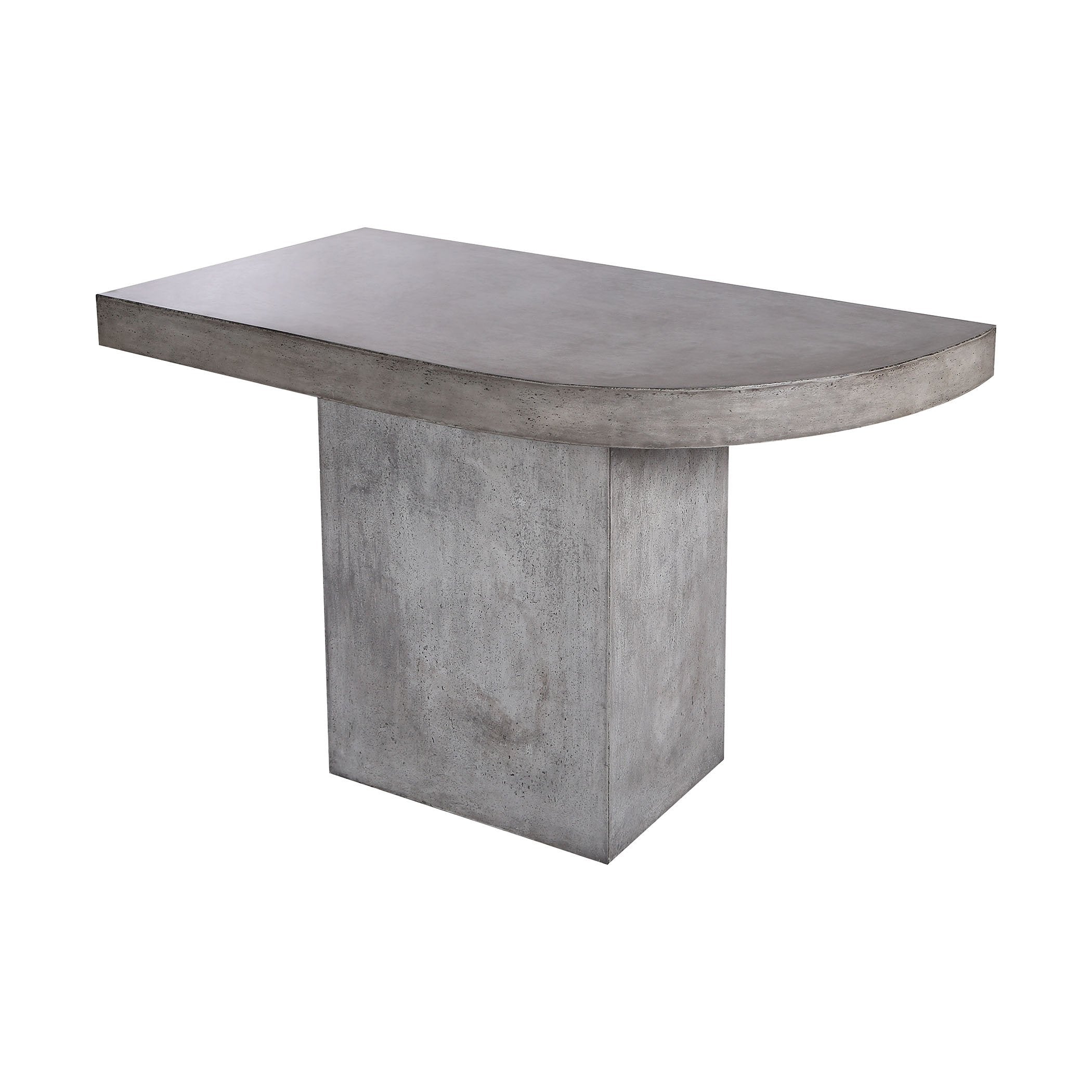 Millfield Concrete Outdoor Dining Table - Right Side Furniture Dimond Home 