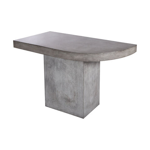 Millfield Concrete Outdoor Dining Table - Right Side