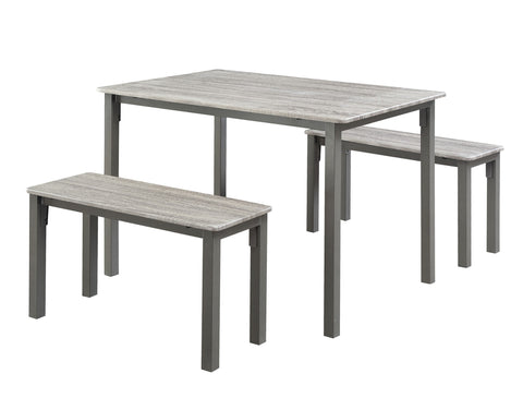 Tool less Boltzero Dining Table with 2 Benches