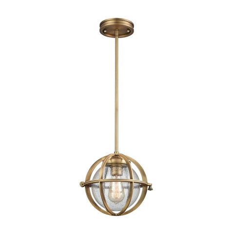 Aubridge 10"w Brass Mini Pendant Ceiling Elk Lighting Default Value 
