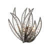 Naples 2-Light Sconce in Dark Graphite with Clear Crystal Wall Elk Lighting 