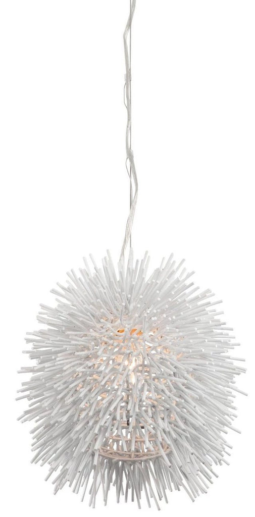 Urchin 1-Lt Mini Pendant - White Ceiling Varaluz 
