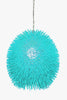 Urchin 1-Lt Pendant - Aqua Velvet Ceiling Varaluz 