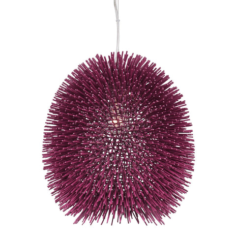 Urchin 1-Lt Pendant - Plum Ceiling Varaluz 