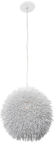 Urchin 1-Lt Pendant - White Ceiling Varaluz 