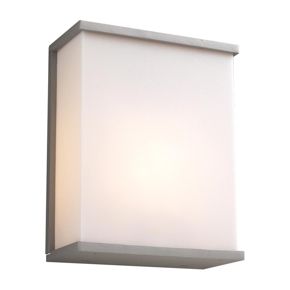 Pinero 10"h Outdoor Wall Light - Silver Outdoor PLC Lighting 