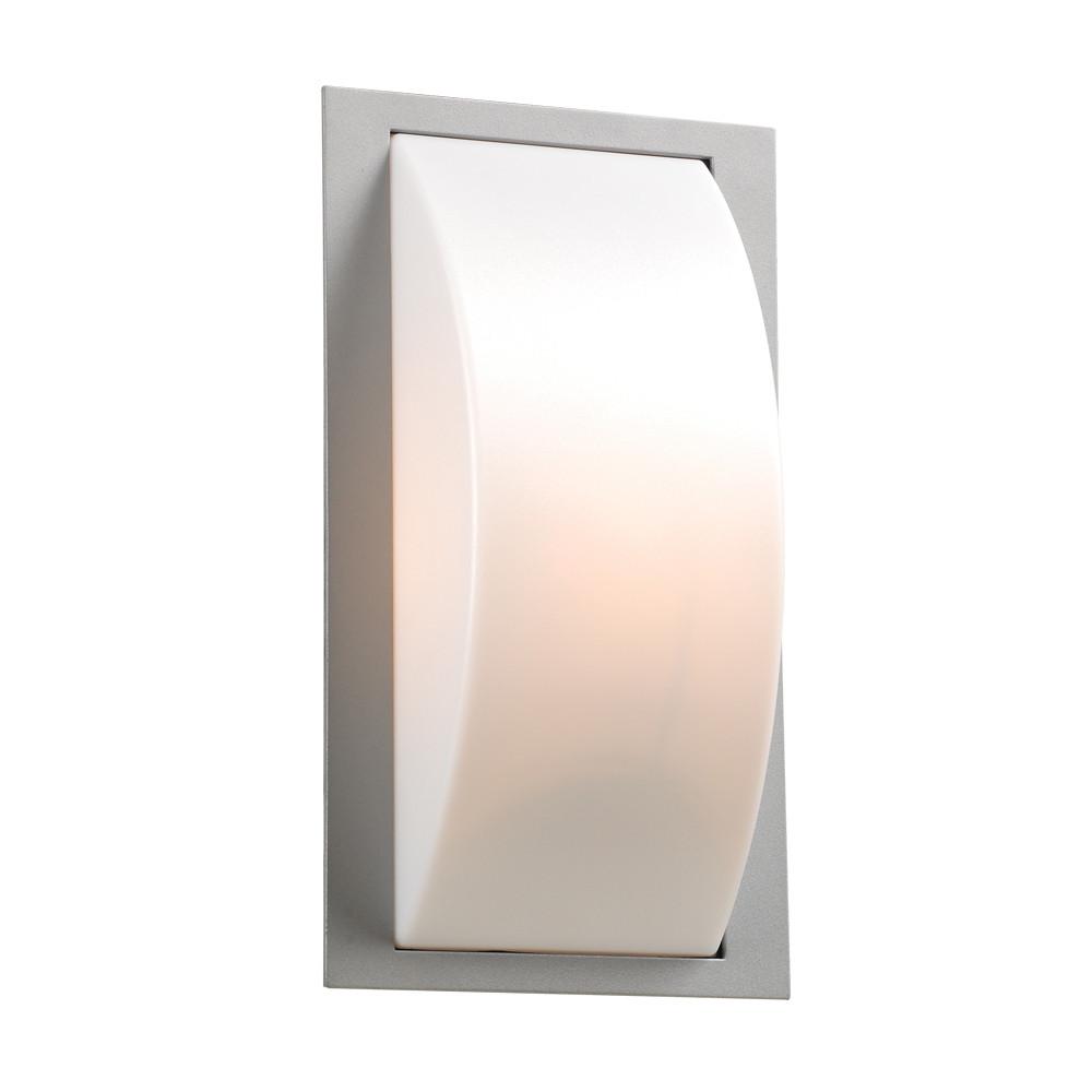 Breda 14"h Outdoor Wall Light - Silver Outdoor PLC Lighting 