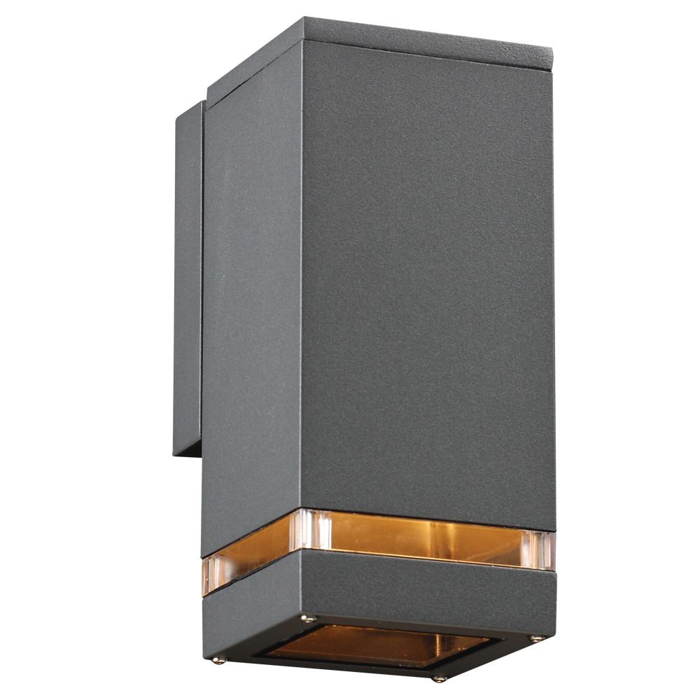 Porto I 10"h Outdoor Downlight Wall Light - Bronze Outdoor PLC Lighting 