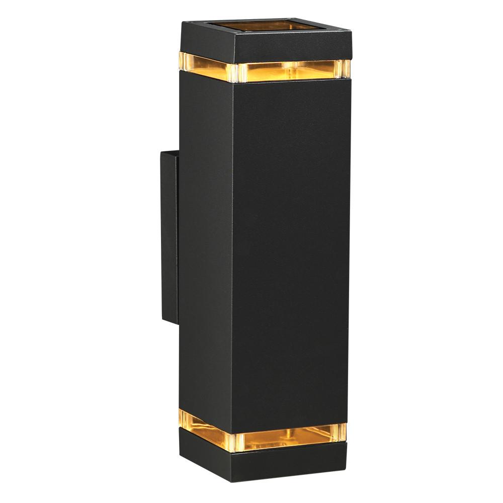 Porto II 15"h Outdoor Up and Downlight Wall Light - Bronze Outdoor PLC Lighting 