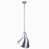 Warehouse 10"w Ceiling Light with 36" Stem (Choose Finish and Accessories) Ceiling Hi-Lite Galvanized (None) 