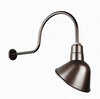 10" Gooseneck Light Angle Shade, QSNHL-C Arm (Choose Finish and Accessory Options) Outdoor Hi-Lite Oil Rubbed Bronze (none) 