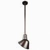 Warehouse 10"w Ceiling Light with 36" Stem (Choose Finish and Accessories) Ceiling Hi-Lite Oil Rubbed Bronze Swivel Canopy for sloped ceilings 