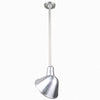 Warehouse 10"w Ceiling Light with 36" Stem (Choose Finish and Accessories) Ceiling Hi-Lite Galvanized Swivel Canopy for sloped ceilings 