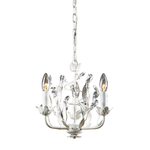 Circeo 3 Light Chandelier In Antique White Ceiling Elk Lighting 