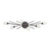 Ocotillo 6-Light Vanity Light in Oil Rubbed Bronze with Frosted Glass Wall Elk Lighting 