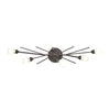 Ocotillo 6-Light Vanity Light in Oil Rubbed Bronze with Frosted Glass Wall Elk Lighting 