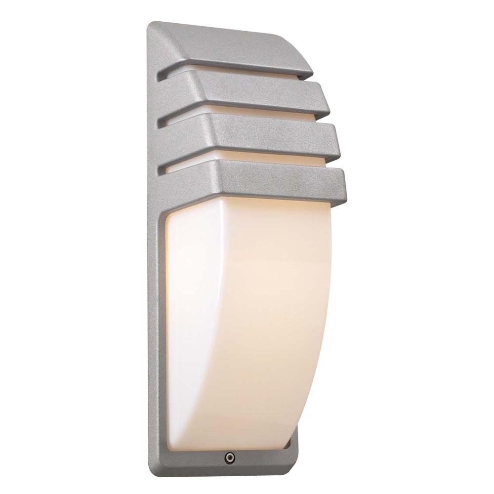 Synchro 14"h Outdoor Wall Light - Silver Outdoor PLC Lighting 