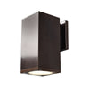 Bayside (s) Outdoor Square Cylinder Wall Fixture - Bronze Wall Access Lighting 