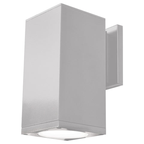 Bayside (s) Outdoor Square Cylinder Wall Fixture - Satin Finish Wall Access Lighting 