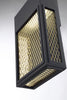 Metro Marine Grade Outdoor Dimmable Wall Sconce - Black and Gold (BL/GLD) Outdoor Access Lighting 