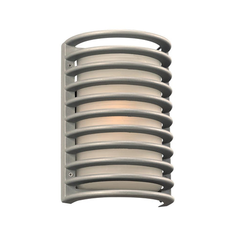 Sunset 10.5"h LED Outdoor Wall Fixture - Silver Outdoor PLC Lighting 