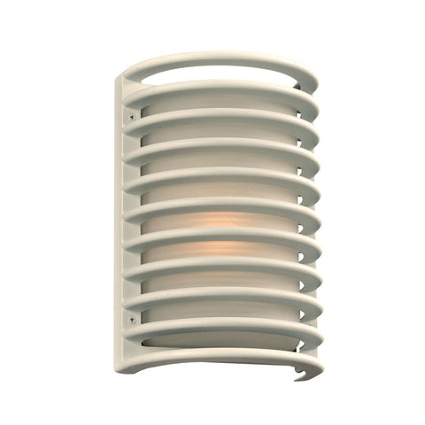 Sunset 10.5"h LED Outdoor Wall Fixture - White Outdoor PLC Lighting 