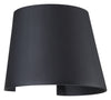 Cone Marine Grade Adjustable Wet Location LED Wallwasher - Black (BL) Outdoor Access Lighting 