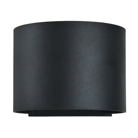 Curve Marine Grade Adjustable Wet Location LED Wallwasher - Black Outdoor Access Lighting 