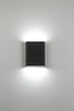 Lux 120-277v Dimmable Bi-Directional LED Wall Sconce - Black (BL) Wall Access Lighting 