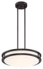 Solero Dimmable LED Semi-Flush or Pendant - Bronze (BRZ) Ceiling Access Lighting 