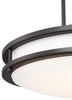 Solero Dimmable LED Semi-Flush or Pendant - Bronze (BRZ) Ceiling Access Lighting 