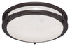 Sparc Dimmable LED Flush Mount - Bronze (BRZ) Ceiling Access Lighting 