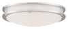 Sparc Dimmable LED Flush Mount - Brushed Steel (BS) Ceiling Access Lighting 