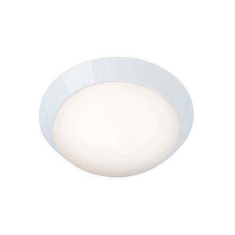 Cobalt Dimmable LED Flush Mount - White with Opal Glass Ceiling Access Lighting 