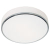 Aero (l) Dimmable LED Flush Mount - Chrome Ceiling Access Lighting 