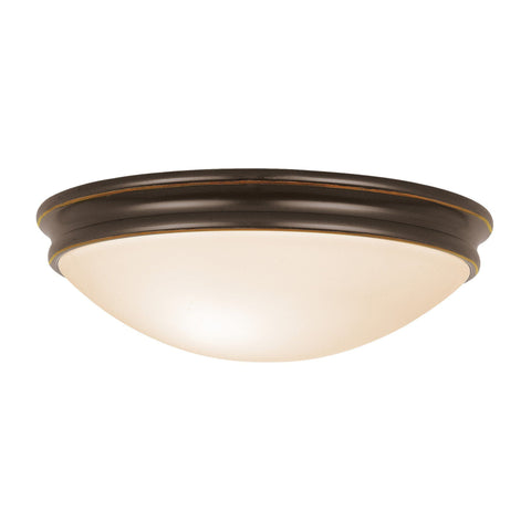 Atom (m) Dimmable LED Flush Mount - Oil Rubbed Bronze Ceiling Access Lighting 