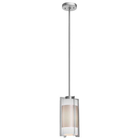 Iron Pendant - Brushed Steel Ceiling Access Lighting 