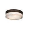 Solid (s) Dimmable LED Flush Mount - Bronze Ceiling Access Lighting 
