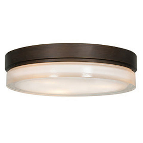 Solid (l) Dimmable LED Flush Mount - Bronze Ceiling Access Lighting 