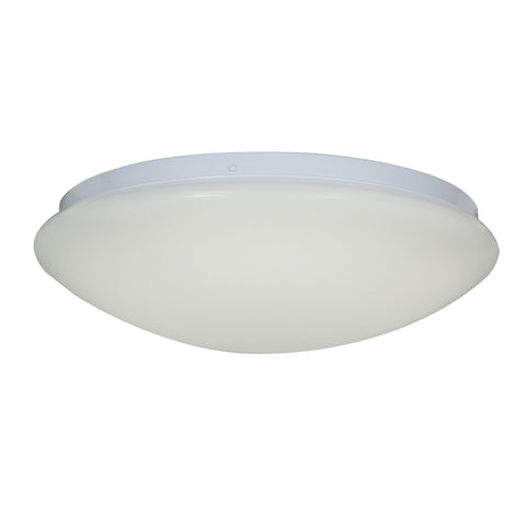 Catch (l) Dimmable LED Flush Mount - White Ceiling Access Lighting 