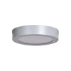Strike 2.0 (s) Dimmable LED Round Flush Mount - Silver Ceiling Access Lighting 