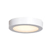 Strike 2.0 (s) Dimmable LED Round Flush Mount - White Ceiling Access Lighting 
