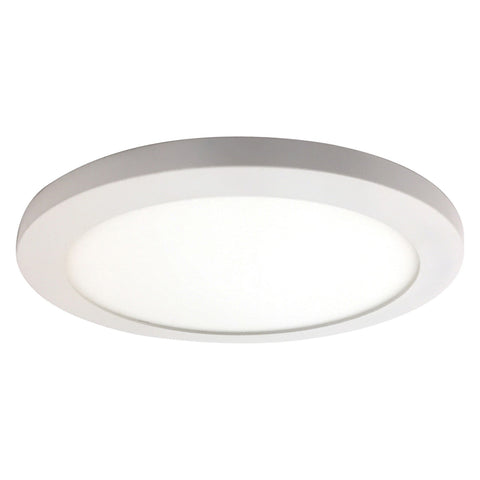 Disc (l) LED Round Flush Mount - Bronze Ceiling Access Lighting 